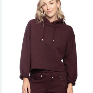 FUNDAMENTAL COAST Kelly Hoodie Eggplant Size Medium